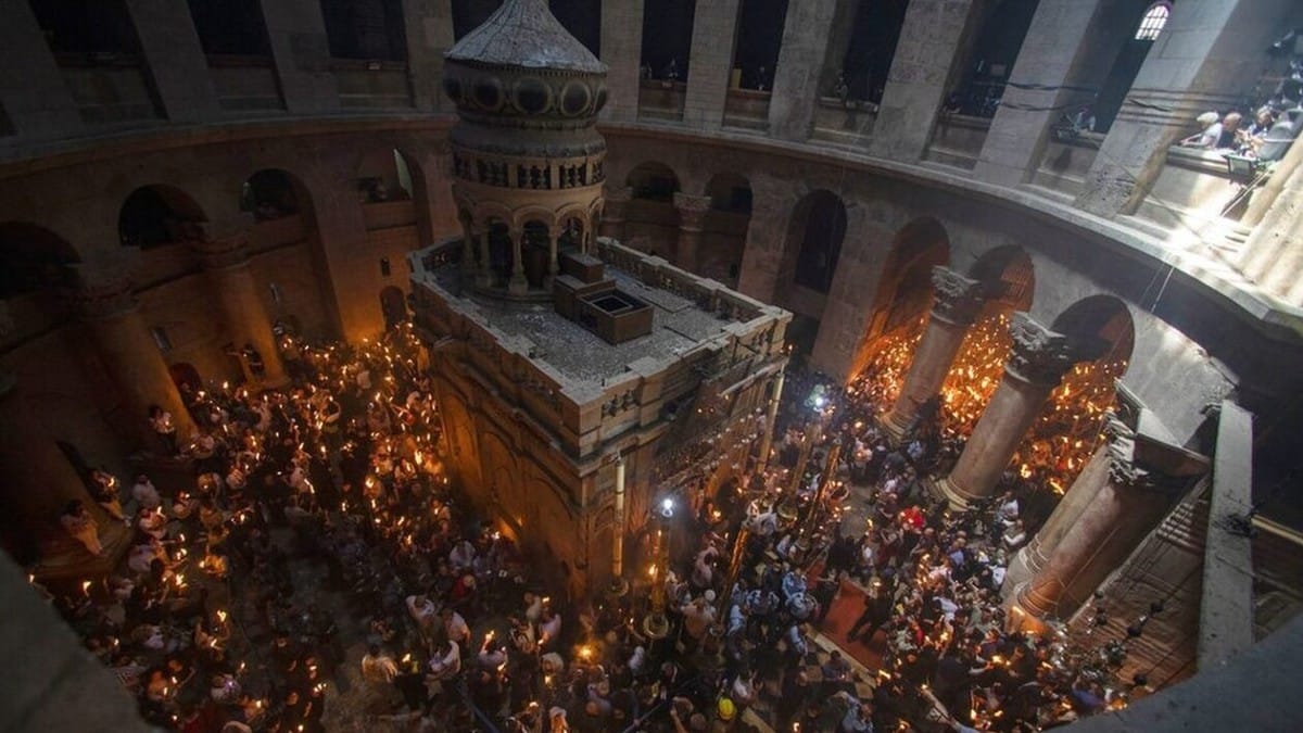 Αφή του Αγίου Φωτός: Δείτε σε live streaming την τελετή στα Ιεροσόλυμα