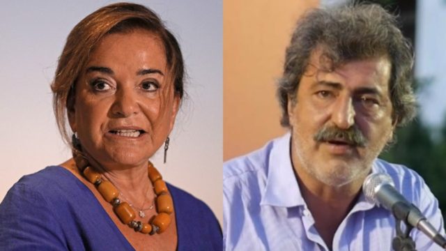 Στο ίδιο τραπέζι Ντόρα Μπακογιάννη και Παύλος Πολάκης…  «Τσούγκρισαν» τα ποτήρια τους στα Χανιά (photo)