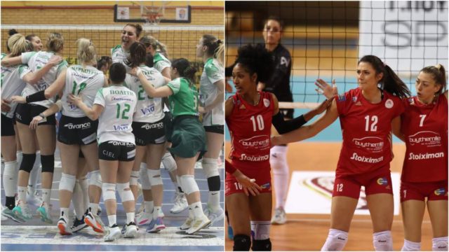 Volley League: Οι φανέλες μέτρησαν! Παναθηναϊκός και Ολυμπιακός «έσπασαν» τις έδρες των δικεφάλων και ετοιμάζονται για τελικό!