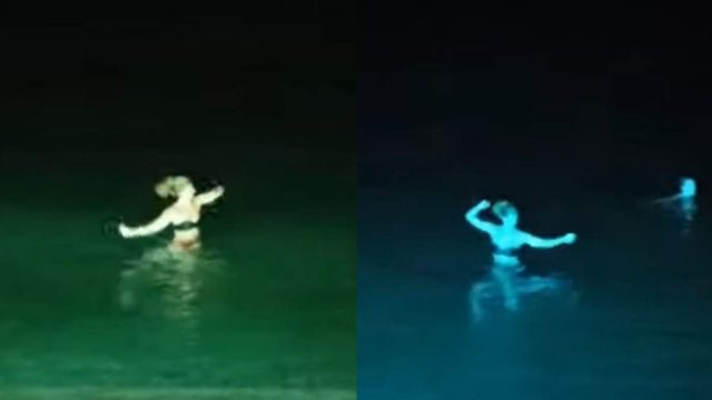 Άφωνοι άπαντες στην παραλία με το ζεϊμπέκικο γυναίκας μες στη θάλασσα – Μας έκανε να δακρύσουμε!