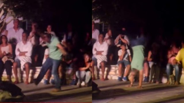 65χρονος χόρεψε το πιο μερακλίδικο ζεϊμπέκικο σε συναυλία – Ξεσήκωσε άπαντες με τις τούμπες του!
