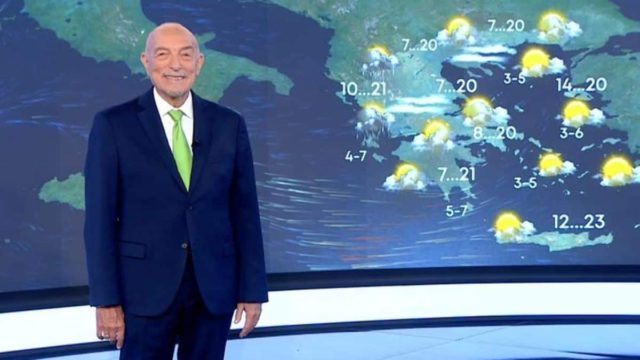 Μεταστροφή του καιρού από τον Τάσο Αρνιακό: «Συννεφιασμένη και βροχερή, αλλά δεν είναι Κυριακή…»