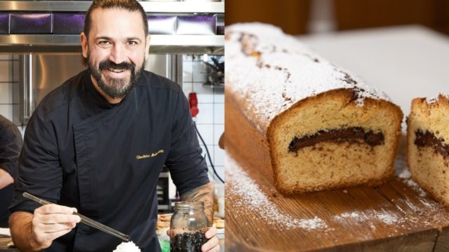 Εύκολο κέικ γεμιστό με σοκολάτα από τον Δημήτρη Μακρυνιώτη –  Υπέροχο γευστικό αποτέλεσμα