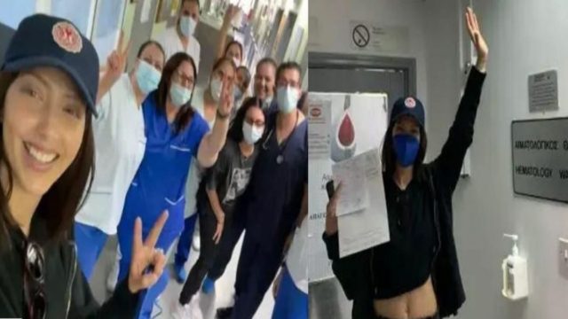 Δάκρυα χαράς και συγκίνηση για την Έλενα: «Οι χημειοθεραπείες κράτησαν για 6 μήνες και τελείωσαν με τη βοήθεια του Θεού» – Νίκησε τον καρκίνο και χτύπησε το καμπανάκι της ζωής (photo-video)