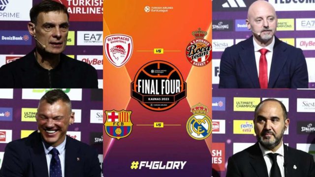 Final Four Euroleague – Μπαρτζώκας: «Δεν θα αποτύχουμε αν δεν το πάρουμε, αλλά θα κάνουμε το παν» – Οι δηλώσεις των 4ων προπονητών
