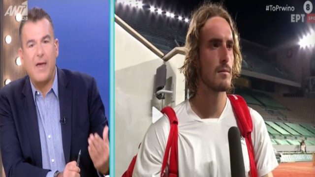 «Για μένα φταίει η μάνα του!» – Ο Γιώργος Λιάγκας στο “πλευρό” του Στέφανου Τσιτσιπά μετά το “μ@λ@κ@σμ@ν@» (Video)