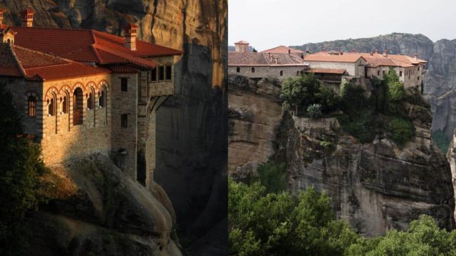 Μονή Βαρλαάμ: Το μοναστήρι που «κόβει την ανάσα» – Εκεί που ισορροπείς μεταξύ γης και ουρανού!