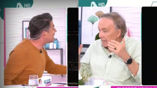 «Με έθιξε, γιατί να μη με θίξει; Δεν κατάλαβα!» – «Σκοτωμός» στον αέρα του Super Κατερίνα – Φώναζε ο Πουλόπουλος και γέλαγε ο Μικρούτσικος (video)