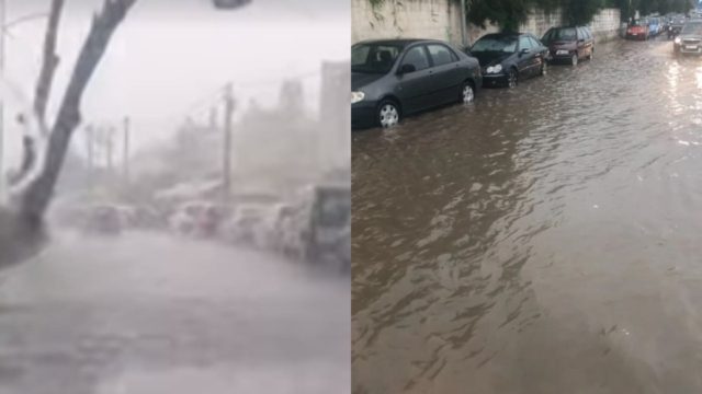 «Θεομηνία» στην Ρόδο: Πλημμύρισαν οι δρόμοι του νησιού – Συγκλονιστικές εικόνες από το αεροδρόμιο (video)