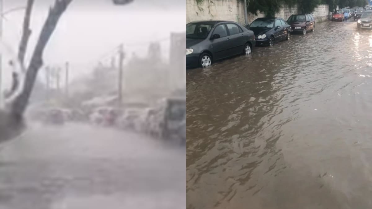 «Θεομηνία» στην Ρόδο: Πλημμύρισαν οι δρόμοι του νησιού – Συγκλονιστικές εικόνες από το αεροδρόμιο (video)