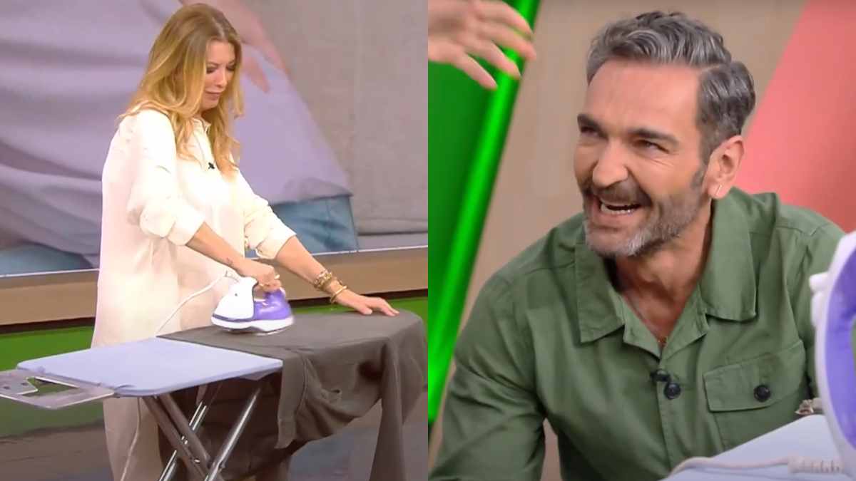 Πολυεργαλείο η Σοφία Αλιμπέρτη: Χόρεψε ζεϊμπέκικο στον αέρα ενώ σιδέρωνε και ο Κωνσταντίνος Δέδες γονάτισε (Video)