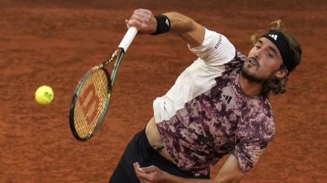 Rome Open: Διακόπηκε λόγω βροχής το παιχνίδι του Τσιτσιπά με τον Μπόργκες