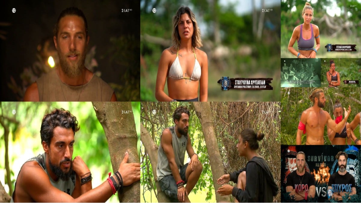 Survivor All Star highlights 17/5: Έπιασαν στα πράσα Μελίνα με Βασάλο! Τα εσώρουχα του Κωνσταντίνου, το φλερτ του Τάκη και ο «παίκτης που κινεί τα νήματα» (VIDEO)