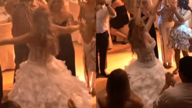 Ζάλισε με την τσαχπινιά της η νύφη: Το τσιφτετέλι και το «θανατηφόρο» λίκνισμα που αποστόμωσε τους καλεσμένους (video)