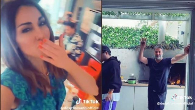 Η Δέσποινα Βανδή αποθέωσε τον Βασίλη Μπισμπίκη: «Γεια σου ψήστη μου» (Video)