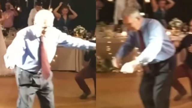 Δάκρυσε η νύφη: Το συγκινητικό ζεϊμπέκικο 93χρονου παππού σε γάμο που καθήλωσε τους καλεσμένους (video)