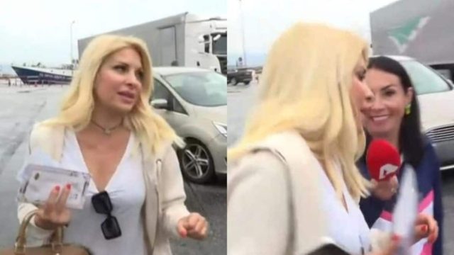 «Σε παρακαλώ πολύ γλυκιά μου, σε παρακαλώ!»: Περίμεναν την Ελένη Μενεγάκη στο λιμάνι για Άνδρο και εκείνη αγέλαστη τους…