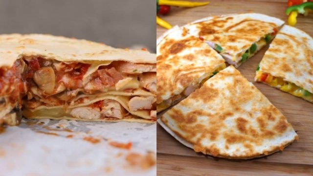 Σαββατιάτικη πρόταση: Λαχταριστά quesadillas με κοτόπουλο και τυρί γρήγορα και απλά