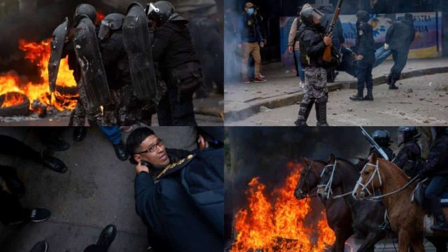 Πετροπόλεμος, δακρυγόνα και πλαστικές σφαίρες: Άγριες ταραχές σε διαδήλωση στην Αργεντινή