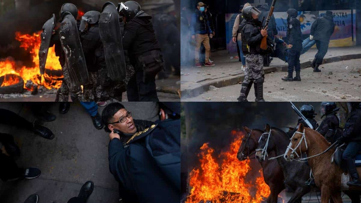 Πετροπόλεμος, δακρυγόνα και πλαστικές σφαίρες: Άγριες ταραχές σε διαδήλωση στην Αργεντινή