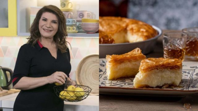 Γαλακτομπούρεκο της γιαγιάς: Το κόλπο της Αργυρώς Μπαρμπαρίγου με το λεμόνι που θυμίζει πολίτικη συνταγή
