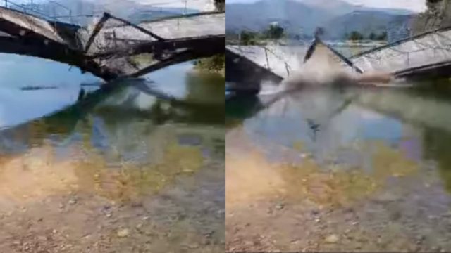 Γέφυρα κατέρρευσε στην Άρτα – Συγκλονιστικό βίντεο ντοκουμέντο (video)