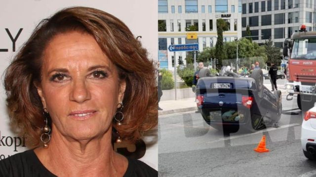 Τροχαίο στο Μαρούσι: Οδηγός η Χριστίνα Σούζη στο αυτοκίνητο που ντελαπάρισε στην Κηφισίας