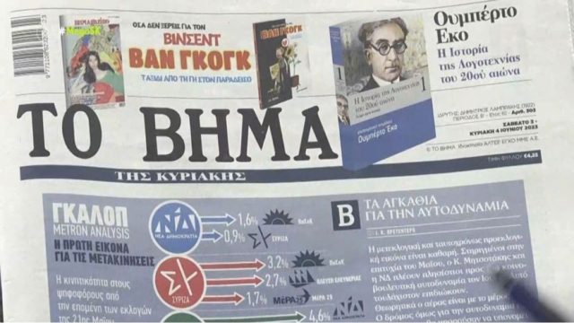 Τα πρωτοσέλιδα των εφημερίδων (3/6)