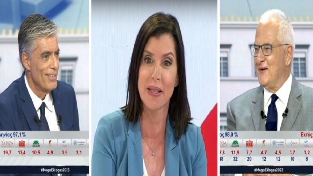 «Θα είστε στην Αθήνα; Θα μου ζητήσετε να βγούμε κ. Ευαγγελάτο; Φλερτάρεις τώρα;» – Το “στρίμωγμα” της Άννας Μισέλ Ασημακοπούλου και το “σιγοντάρισμα” του Πρετεντέρη (Video)
