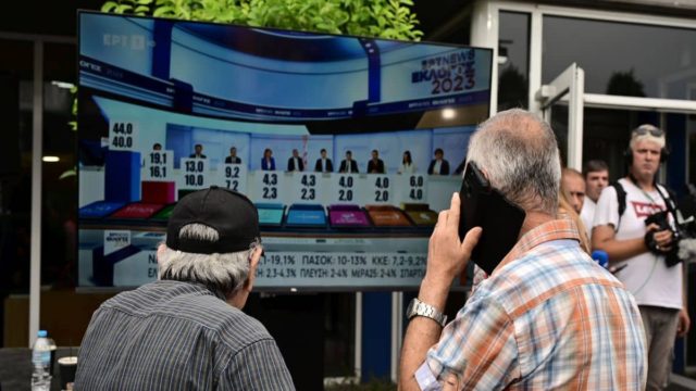 Εκλογές 2023: Απόλυτη κυριαρχία Νέας Δημοκρατίας – Τα πρώτα επίσημα αποτελέσματα από το 100% των exit polls