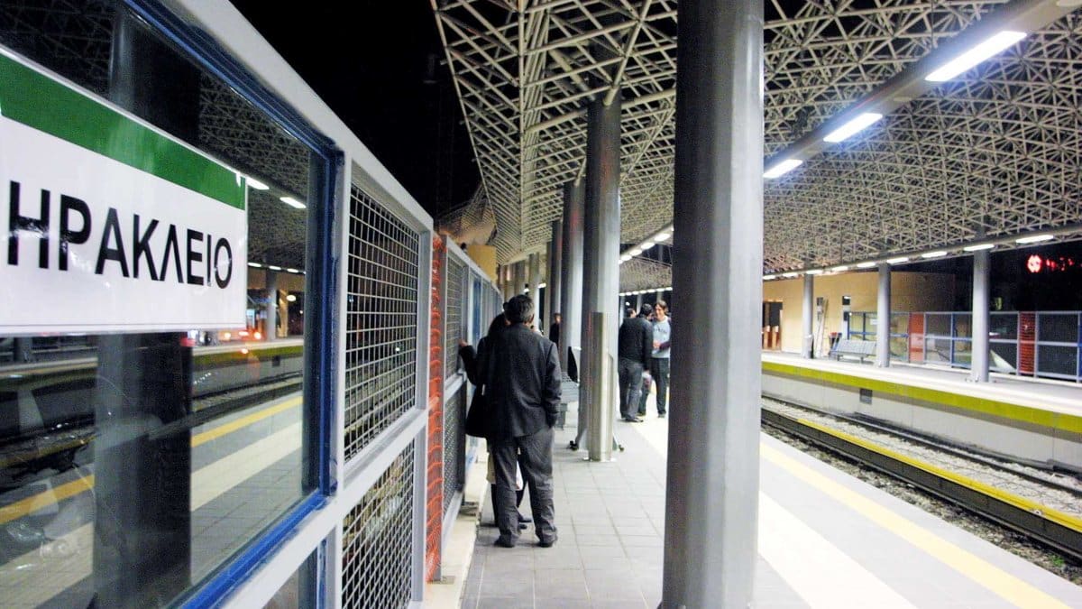 Συναγερμός στον ηλεκτρικό: Κλειστός ο σταθμός στο Ηράκλειο μετά από τηλεφώνημα για βόμβα