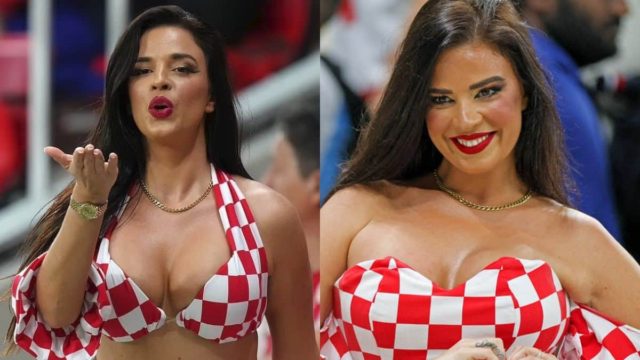 Champions League: «Ανεβάζει» την θερμοκρασία η Ιβάνα Κνολ – Η «πιο σέξι οπαδός» του Μουντιάλ 2022 στις κερκίδες του «Ατατούρκ»
