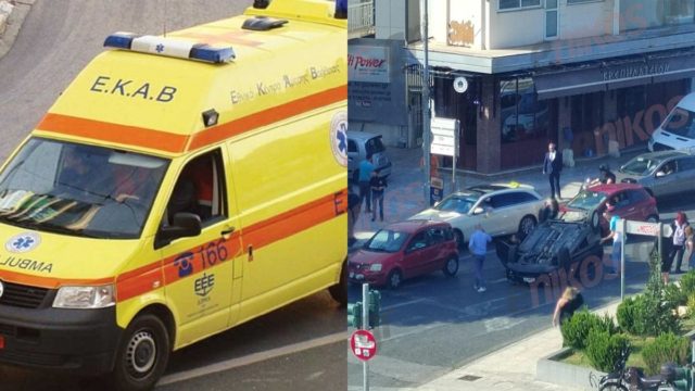Μαρούσι: Σοβαρό τροχαίο στην Λεωφόρο Κηφισίας – Αυτοκίνητο αναποδογύρισε στην μέση του δρόμου