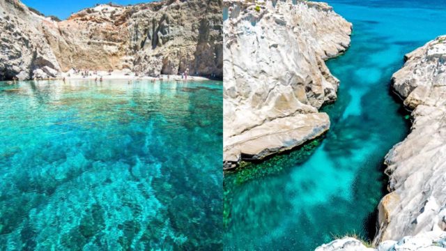 Απόκοσμη ομορφιά: Η απόκρημνη ελληνική παραλία με τα σμαραγδένια νερά που πρέπει να επισκεφτείς έστω μια φορά στην ζωή σου