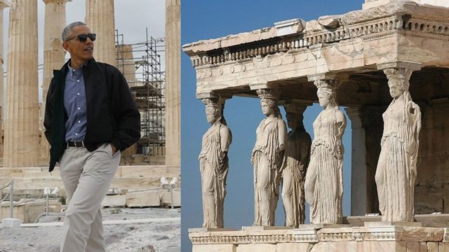 Ομπάμα στο Μουσείο της Ακρόπολης: «Γιατί δεν ζητάτε την έκτη Καρυάτιδα;» (video)