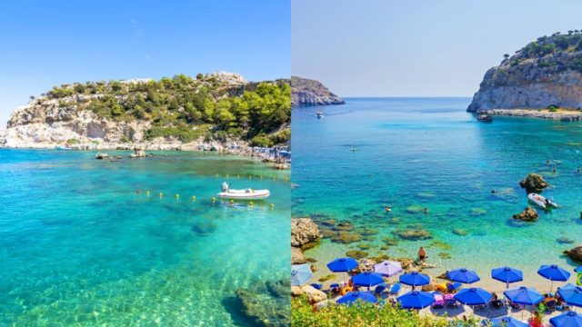 Μάγεψε το Χόλιγουντ: Η πευκόφυτη παραλία των Δωδεκανήσων με τα καταγάλανα νερά που πήρε το όνομά της από πρωταγωνιστή ταινίας