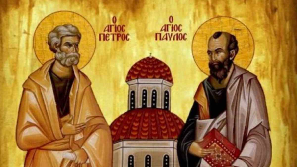 Πέτρου και Παύλου: Η διπλή γιορτή των Αποστόλων σήμερα (29/6) – Γιατί γιορτάζουν μαζί