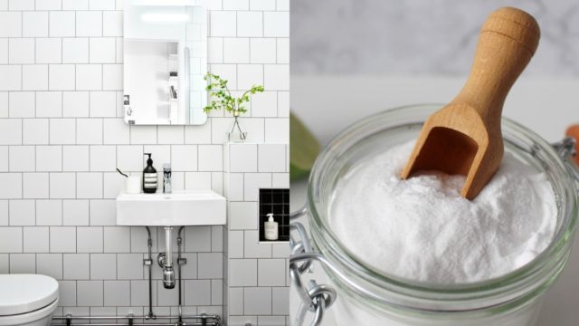 Λαμπερά πλακάκια μπάνιου: Το σπιτικό μείγμα με μαγειρική σόδα και 2 ακόμα υλικά για αστραφτερό αποτέλεσμα