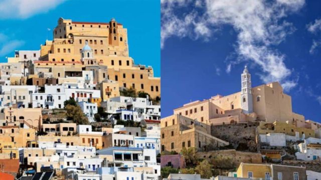 Σαν Τζώρτζης: Η μεγαλοπρεπής εκκλησία στην κορυφή της Σύρου που κοσμεί το νησί εδώ και 853 χρόνια
