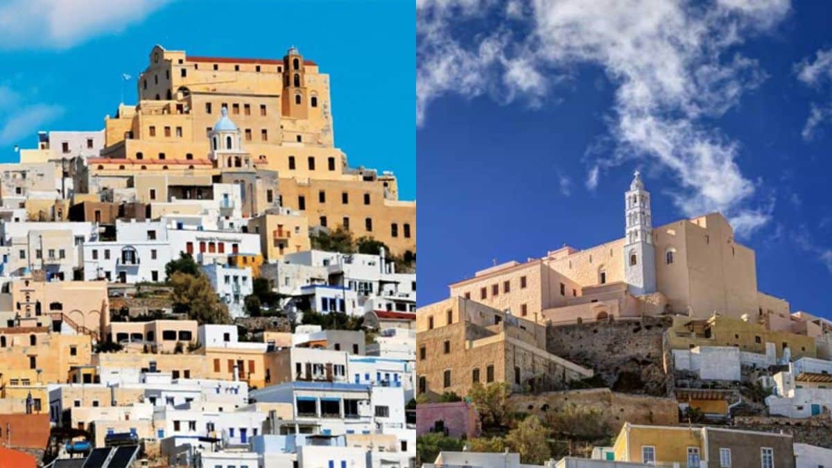 Σαν Τζώρτζης: Η μεγαλοπρεπής εκκλησία στην κορυφή της Σύρου που κοσμεί το νησί εδώ και 853 χρόνια