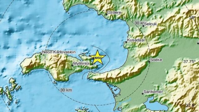 Σεισμός 4,2 Ρίχτερ «χτύπησε» τη Σάμο