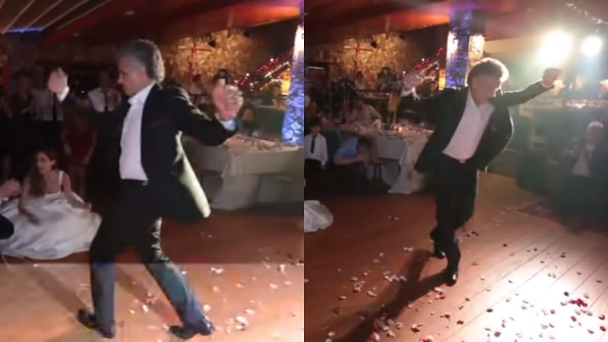 Συγκινήθηκε η νύφη: Το ζεϊμπέκικο ψυχής του πατέρα της στον γάμο που ξεπέρασε το 1 εκατομμύριο προβολές