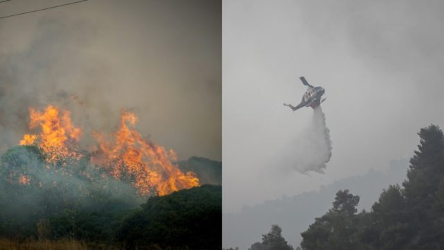 Φωτιά στην Λαμία: Φουντώνουν οι φλόγες – Εντολή εκκένωσης στο βόρειο τμήμα της πόλης