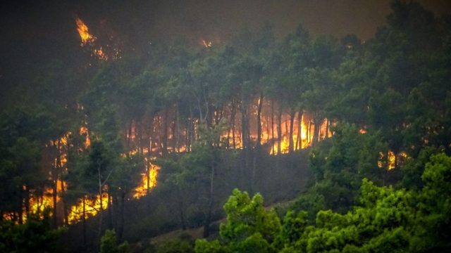 Συγκλονίζει τουρίστας για τη φωτιά στη Ρόδο: «Ήταν σαν την Κόλαση του Δάντη – Παιδιά έκλαιγαν μαζί με τους γονείς»