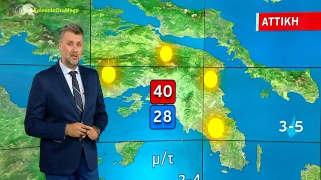 Πρόγνωση «φωτιά» από τον Γιάννη Καλλιάνο: «Ο καύσωνας θα κορυφωθεί με τον υδράργυρο να αγγίζει…» (video)