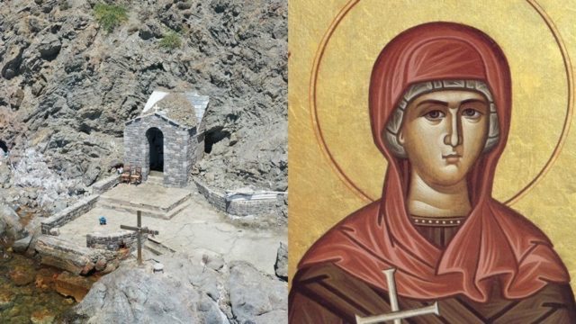 Αγία Μαρκέλλα: Το γραφικό εκκλησάκι της Χίου με τον βράχο που ματώνει κάθε χρόνο στην γιορτή της