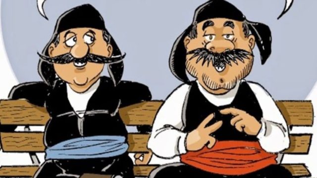 Ο Κωστίκας και ο Γιωρίκας κάθονται στο καφενείο και ξαφνικά μπαίνει ένας τουρίστας… Το ανέκδοτο της ημέρας (21/7)