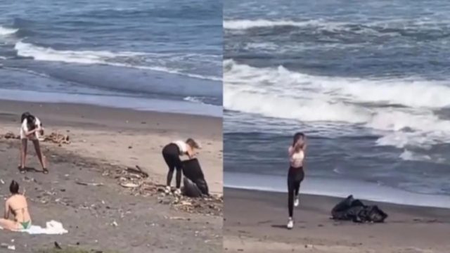 Σάλος με influencer: Έκανε πως μάζευε σκουπίδια και στο τέλος τα παράτησε εκεί! (video)