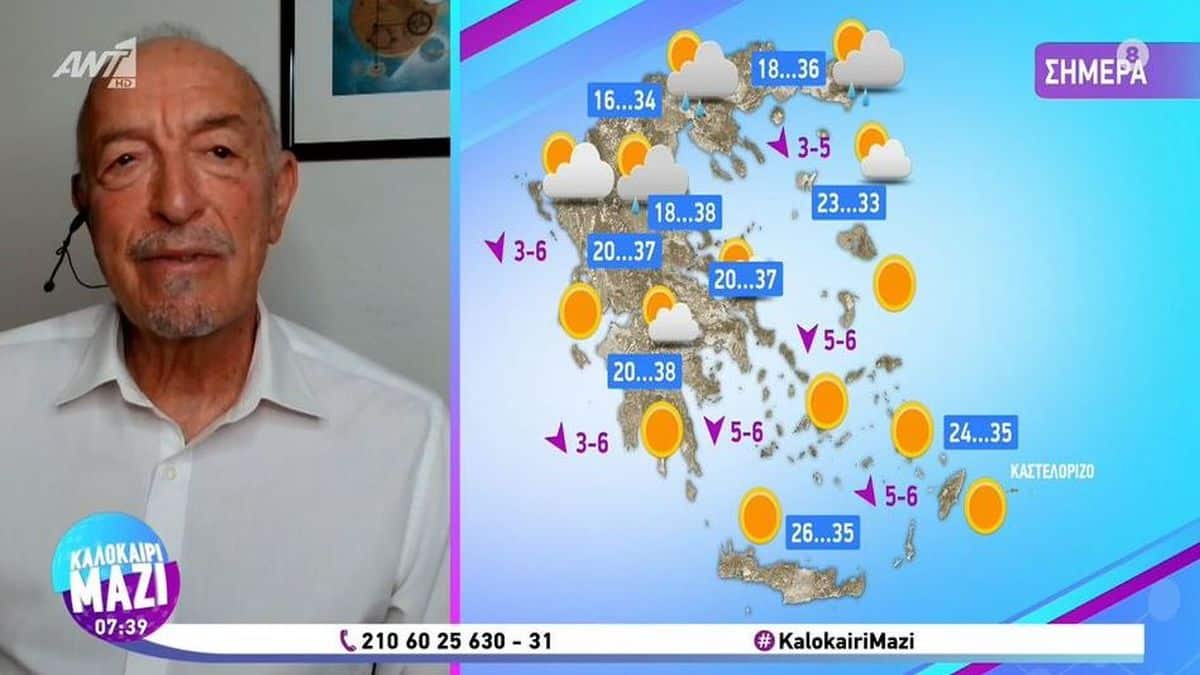 «Ξανά 38αρια…Επιστρέφει η θερμή εισβολή»: Καμπανάκι για τον καιρό από τον Τάσο Αρνιακό!