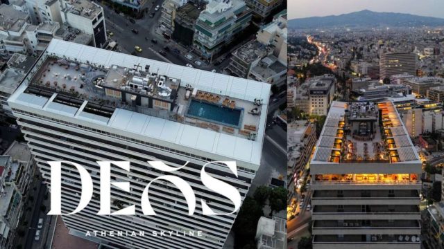 80 μέτρα ύψος: Στο Deos restaurant, στον ουρανό της Αθήνας, σε πιάνει πραγματικά… δέος!